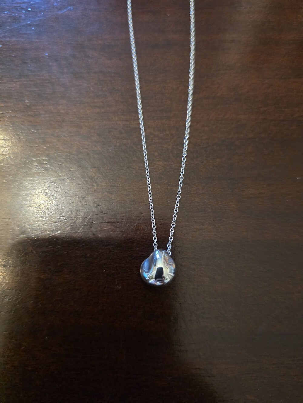 Tiffany &Co. Sterling Silver Nugget Pendant Necklace - Silver Vintage